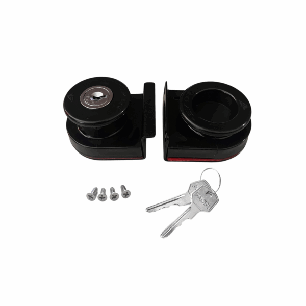 28-FECVV8MMPT FECHADURA V/V 8MM PRETO